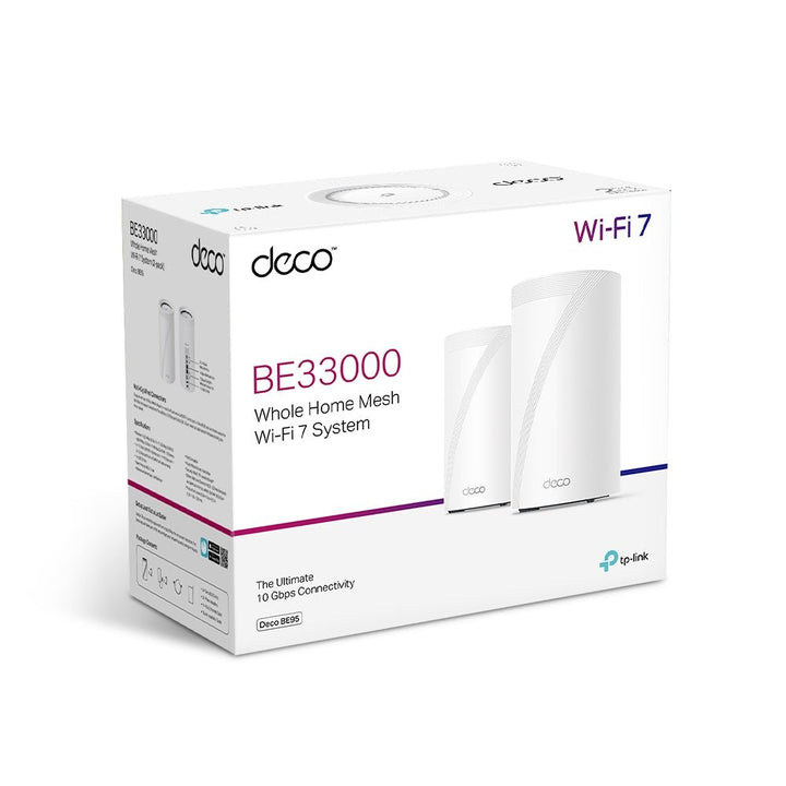 TP-Link Deco Deco BE95 BE33000 Quad-Band Whole Home Mesh WiFi 7 - ACE Peripherals