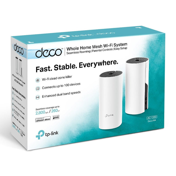 TP-Link Deco M4 AC1200 Whole Home Mesh Wi-Fi System - ACE Peripherals