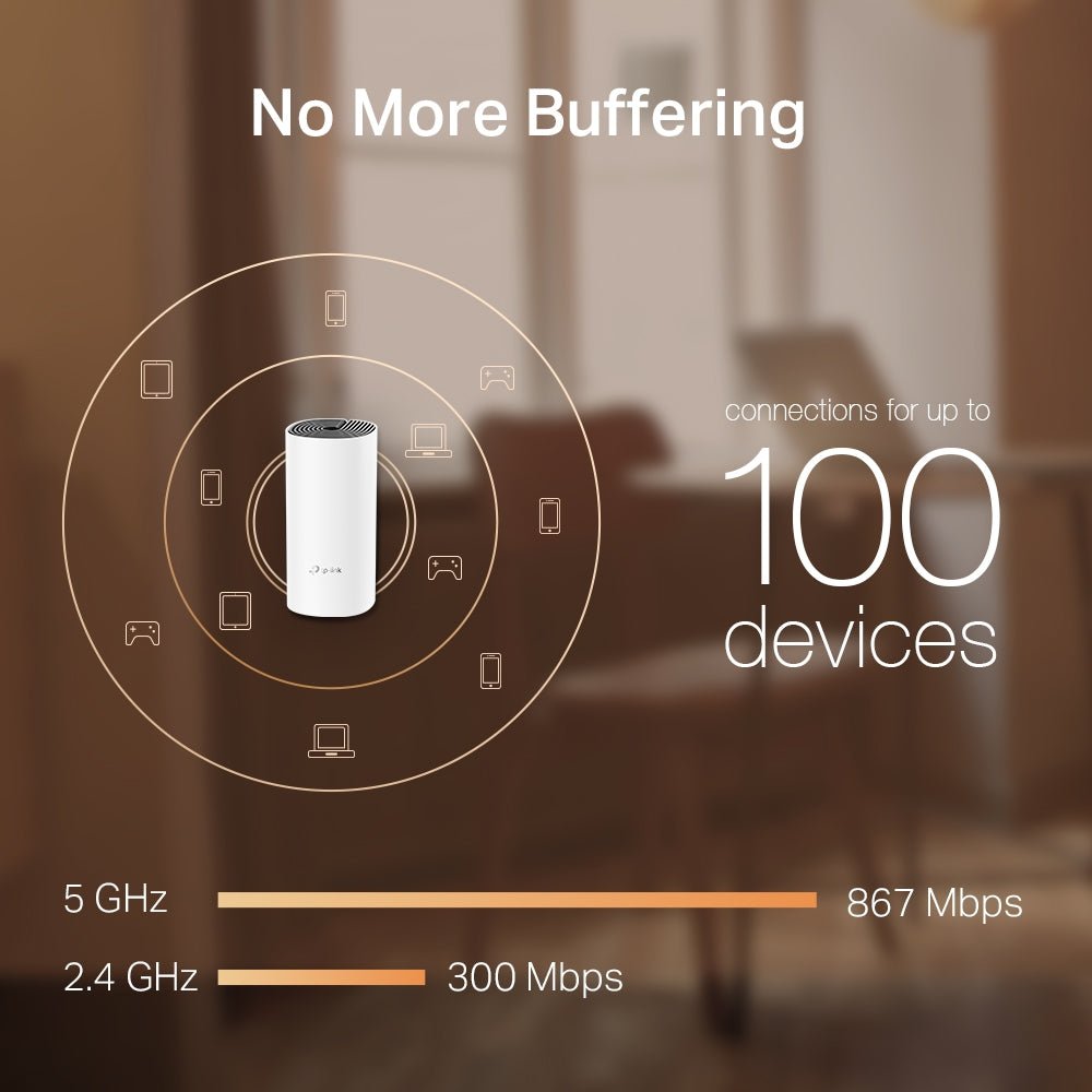 TP-Link Deco M4 AC1200 Whole Home Mesh Wi-Fi System - ACE Peripherals