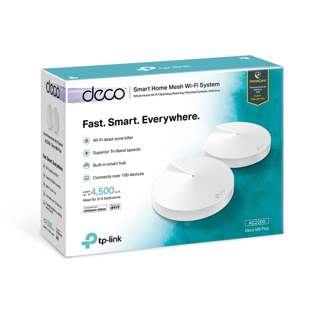 TP-Link Deco M9 AC2200 Smart Home Mesh Wi-Fi System - ACE Peripherals