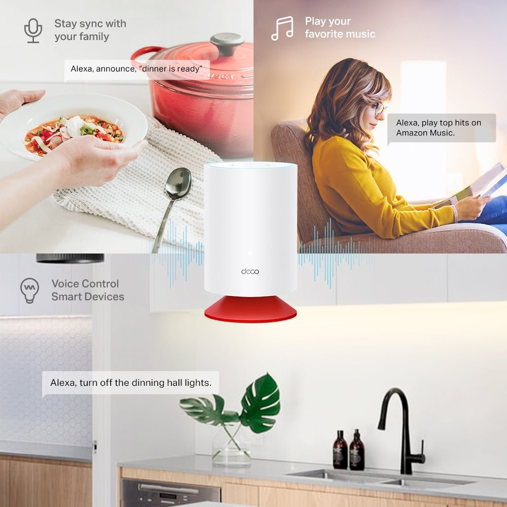 TP-Link Deco Voice X20 AX1800 Mesh Wi-Fi 6 System with Alexa Built-In - ACE Peripherals