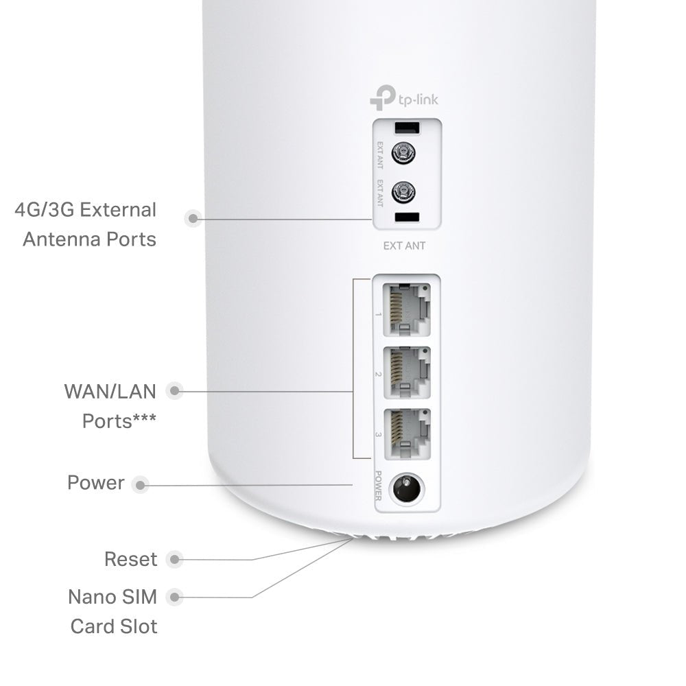 TP-Link Deco X50-4G 4G+ AX3000 Whole Home Mesh WiFi 6 Gateway - ACE Peripherals
