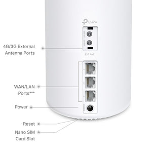 TP-Link Deco X50-4G 4G+ AX3000 Whole Home Mesh WiFi 6 Gateway - ACE Peripherals