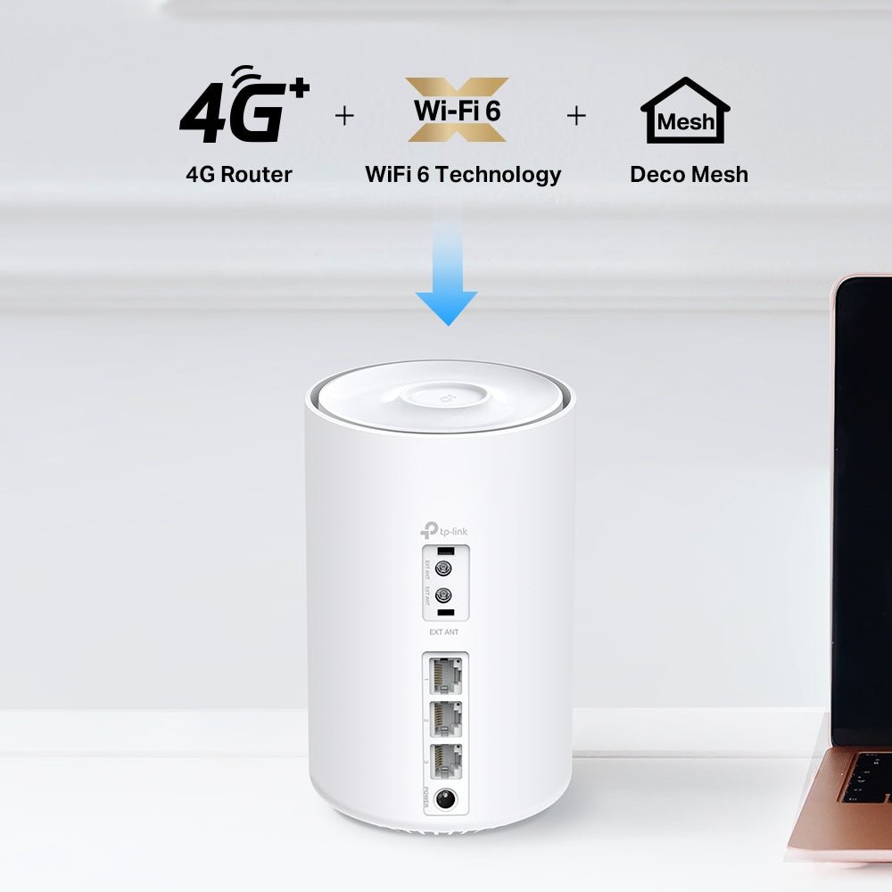 TP-Link Deco X50-4G 4G+ AX3000 Whole Home Mesh WiFi 6 Gateway - ACE Peripherals