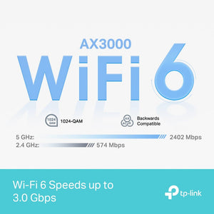 TP-Link Deco X50 Pro AX3000 Whole Home Mesh WiFi 6 System - ACE Peripherals