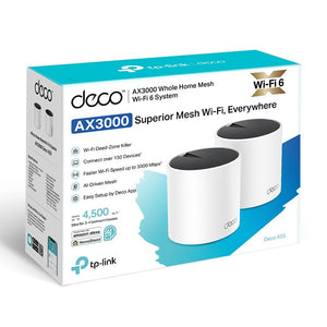 TP-Link Deco X55 AX3000 Whole Home Mesh WiFi 6 System - ACE Peripherals