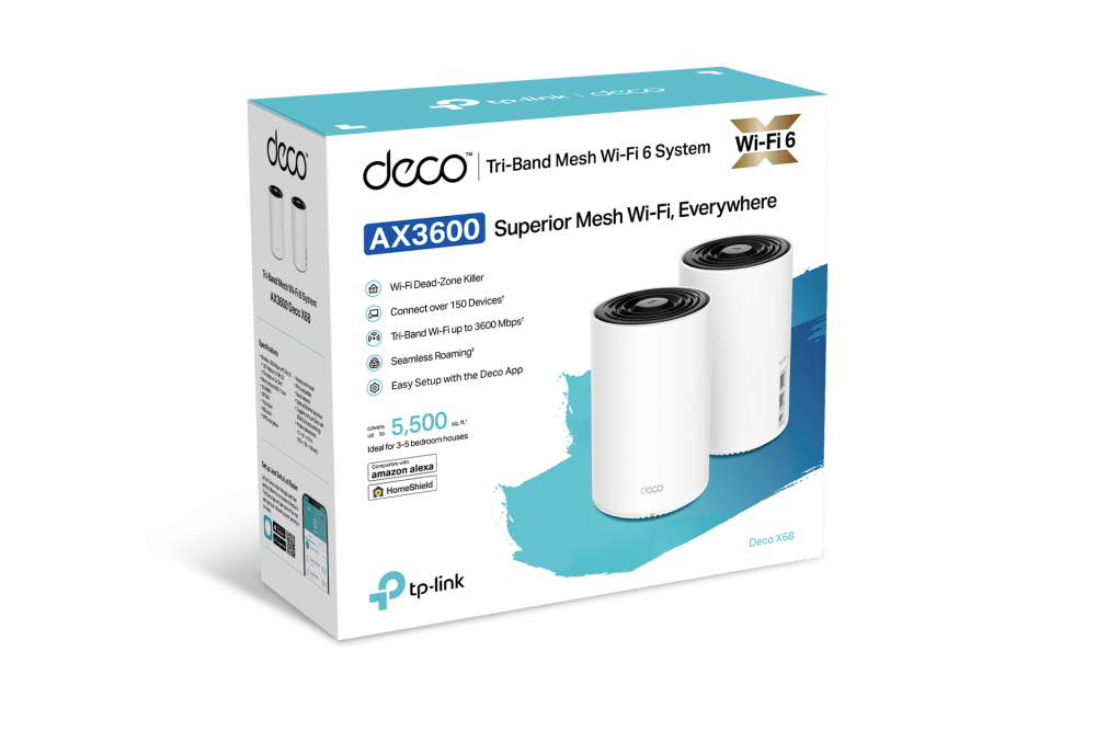 TP-Link Deco X68 AX3600 Whole Home Mesh WiFi 6 - ACE Peripherals