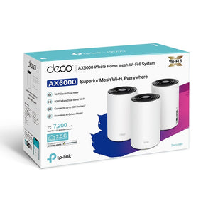 TP-Link Deco X80 AX6000 Dual-Band Mesh WiFi 6 - ACE Peripherals