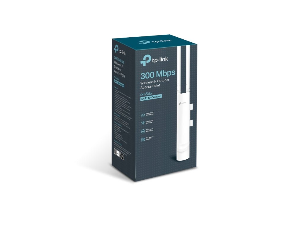 TP-Link EAP110-Outdoor 300Mbps Wireless N Outdoor Access Point - ACE Peripherals