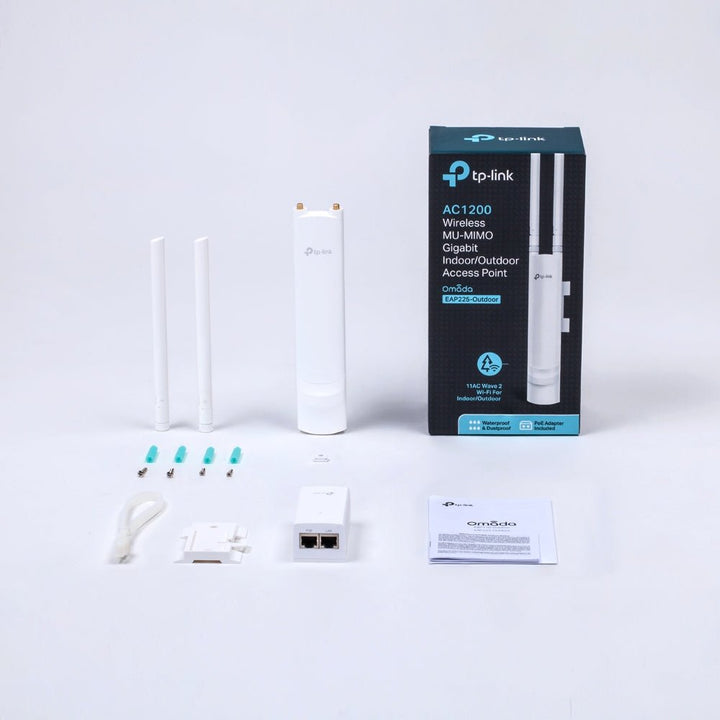TP-Link EAP225-Outdoor AC1200 Wireless MU-MIMO Gigabit Indoor/Outdoor Access Point - ACE Peripherals