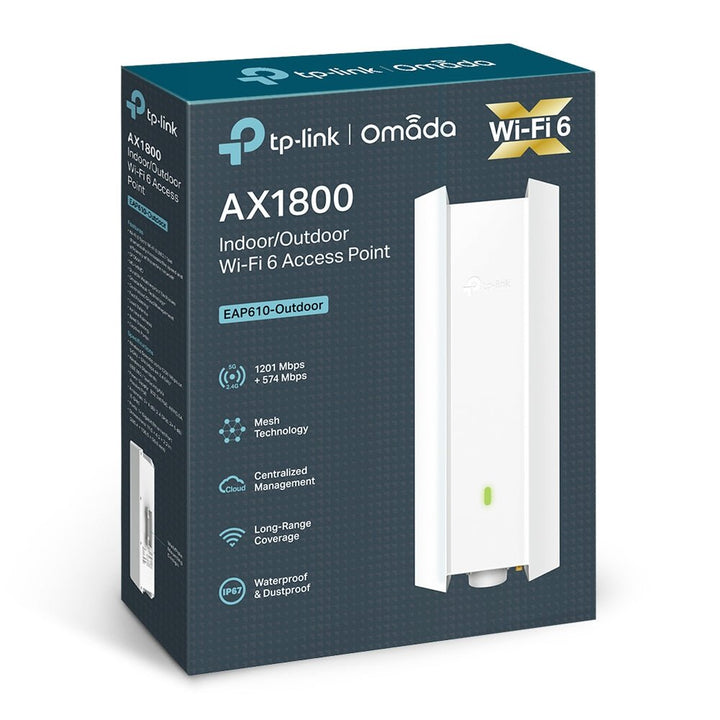 TP-Link EAP610-Outdoor AX1800 Indoor/Outdoor WiFi 6 Access Point - ACE Peripherals
