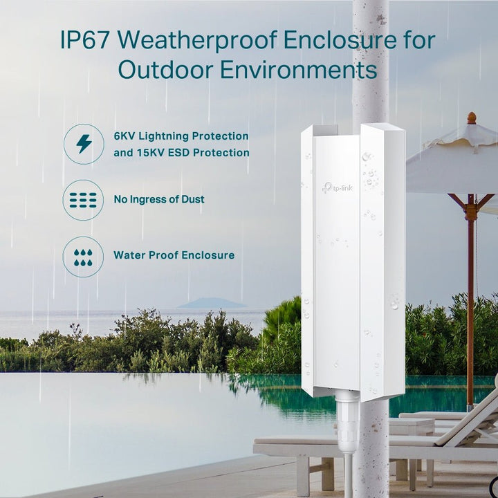 TP-Link EAP610-Outdoor AX1800 Indoor/Outdoor WiFi 6 Access Point - ACE Peripherals