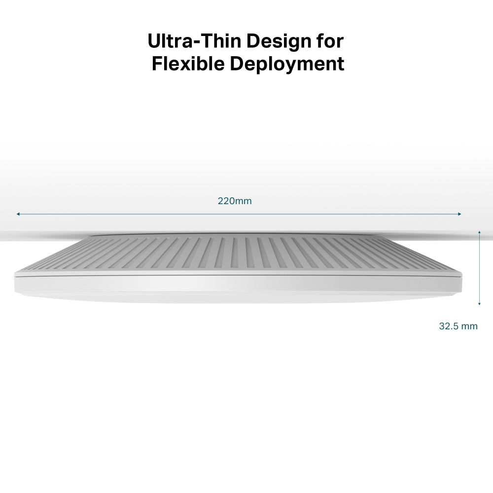TP-Link EAP773 BE9300 Ceiling Mount Tri-Band Wi-Fi 7 Access Point - ACE Peripherals