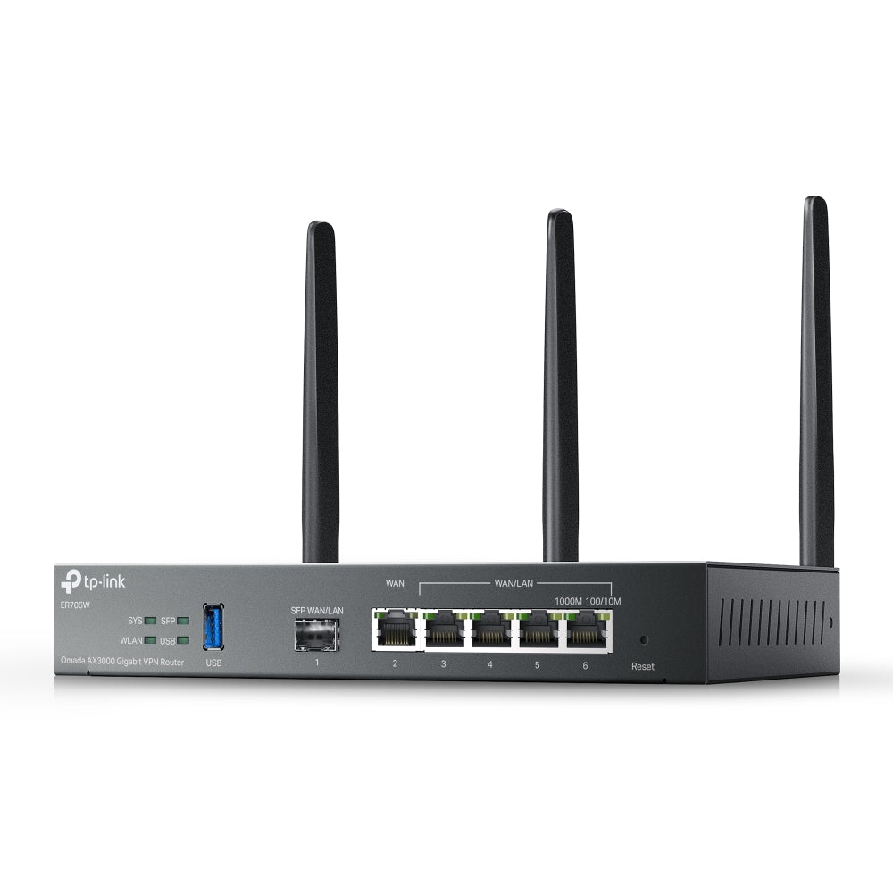 TP-Link ER706W Omada AX3000 Gigabit VPN Router - ACE Peripherals
