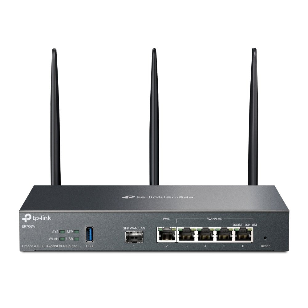TP-Link ER706W Omada AX3000 Gigabit VPN Router - ACE Peripherals