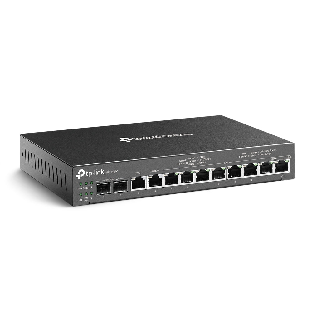 TP-Link ER7212PC Omada 3-in-1 Gigabit VPN Router - ACE Peripherals