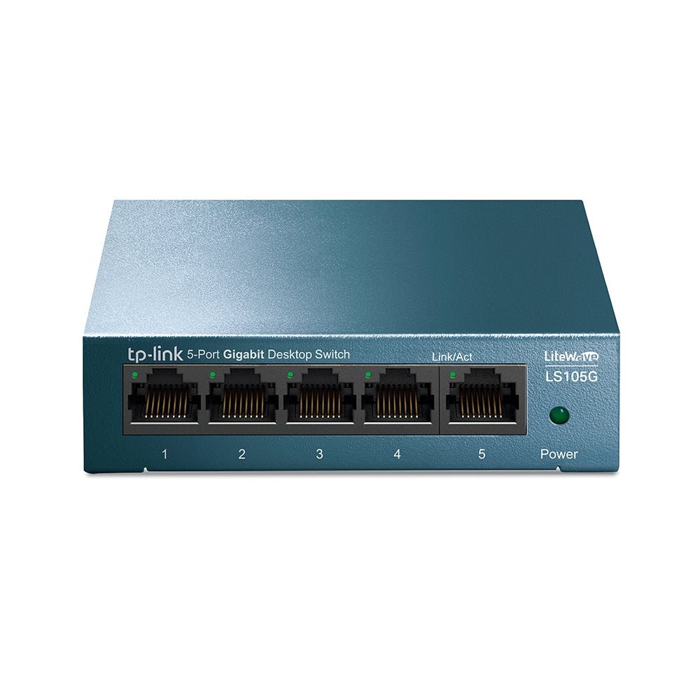 TP-Link LS105G 5-Port 10/100/1000Mbps Desktop Network Switch - ACE Peripherals