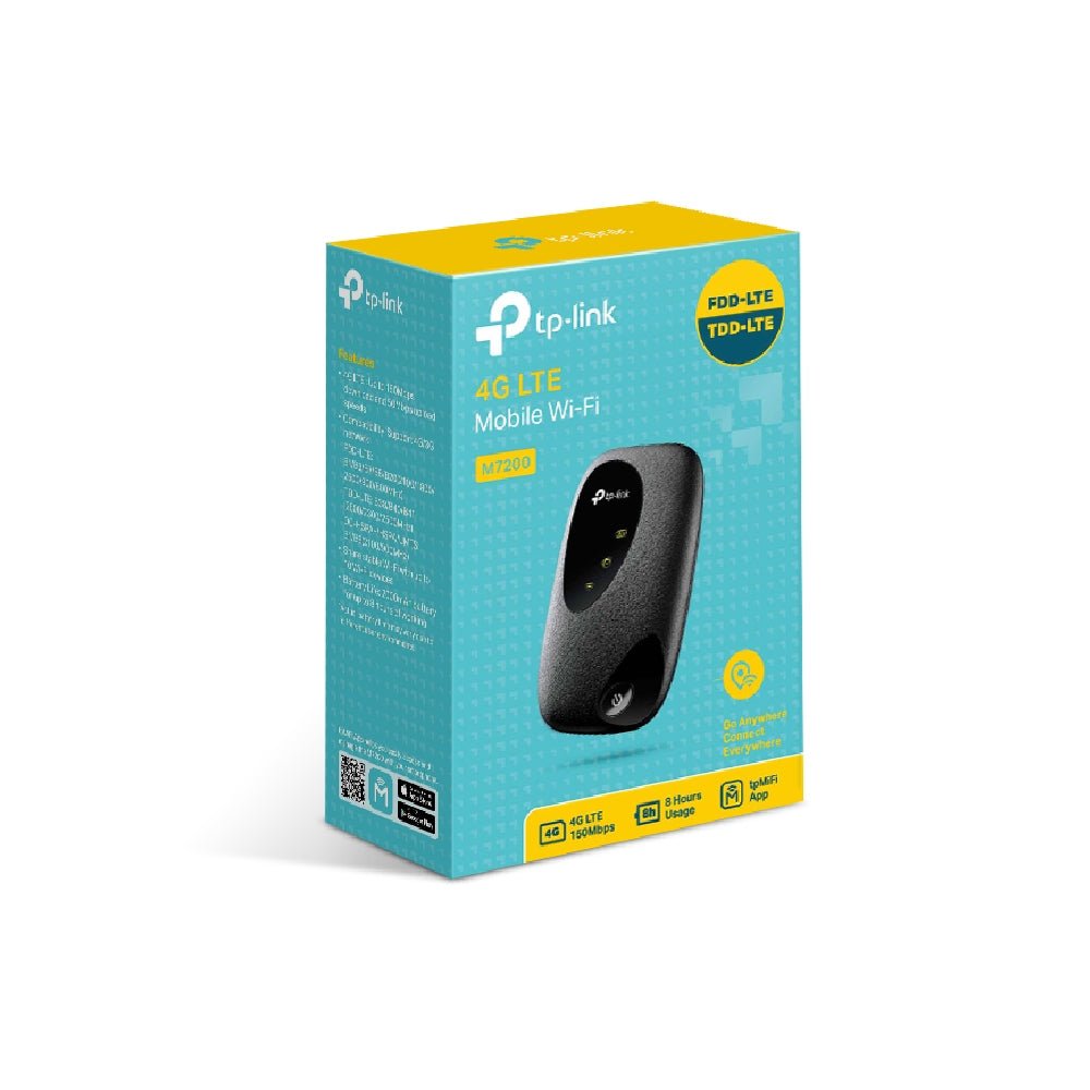 TP Link M7200 Reliable 4G LTE Mobile Wi Fi Hub tp-link-m7200-reliable-4g-lte-mobile-wi-fi-hub