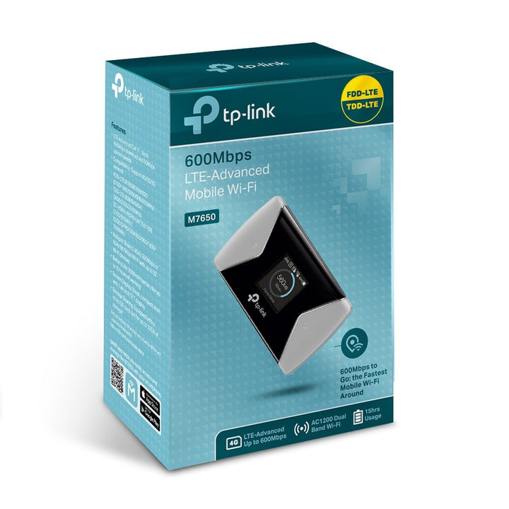 TP-Link M7650 4G LTE-Advanced Portable Battery Mobile Wi-Fi Router - ACE Peripherals