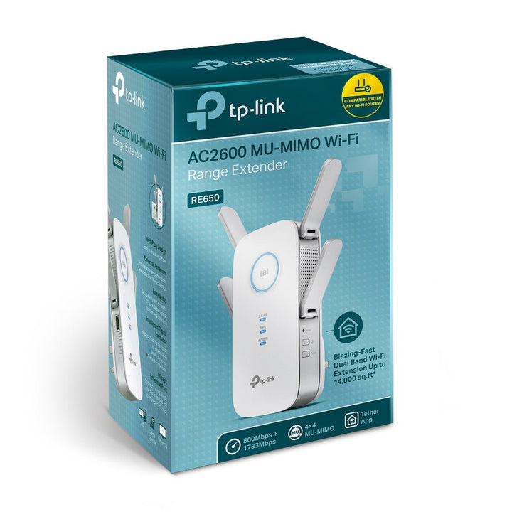 TP-Link RE650 AC2600 Wi-Fi Range Extender - ACE Peripherals