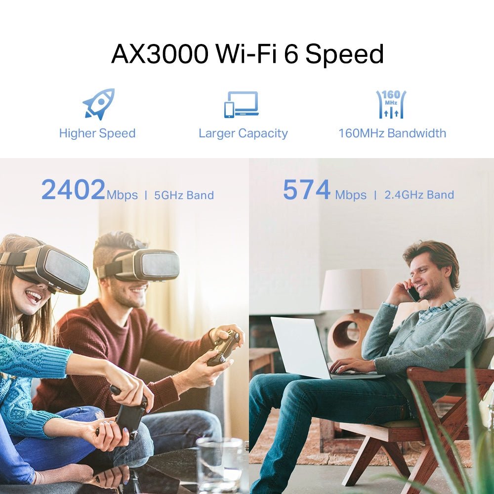 TP-Link RE705X AX3000 WiFi 6 Extender - ACE Peripherals