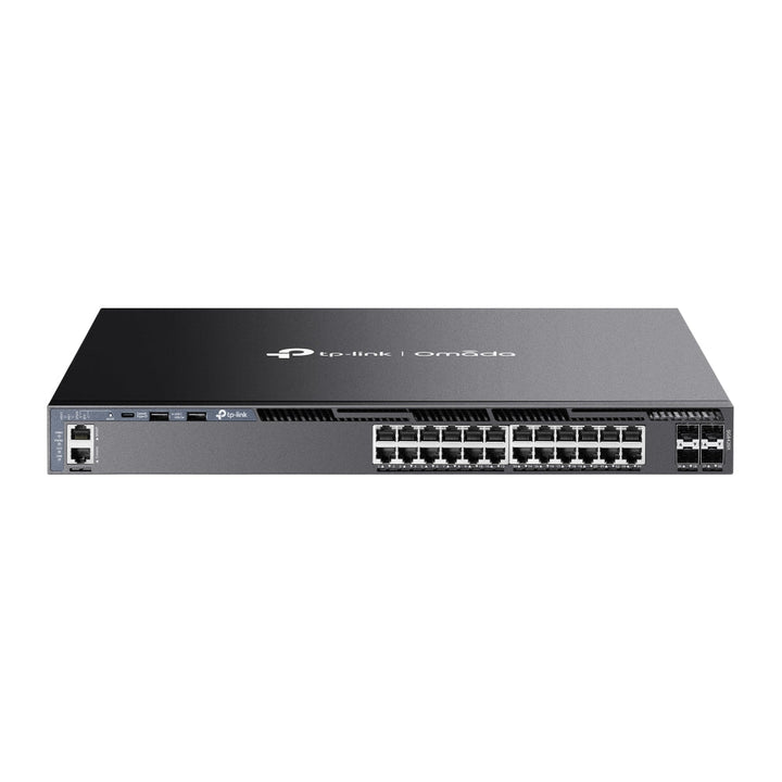 TP-Link SG6428X Omada 24-Port Gigabit Stackable L3 Managed Switch with 4 10G Slots - ACE Peripherals