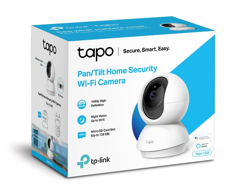 TP-Link Tapo C200 2MP FHD WiFi 360º Pan Tilt IP Camera - ACE Peripherals