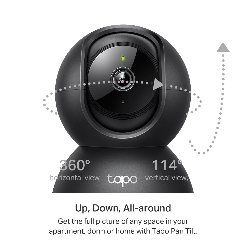 TP-Link Tapo C211 3MP 2K HD WiFi 360º Pan Tilt IP Camera - ACE Peripherals