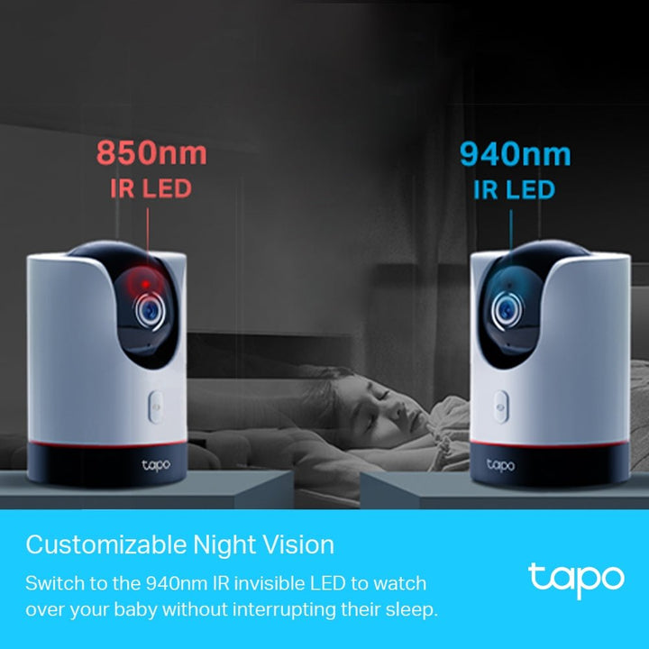 TP-Link Tapo C225 4MP 2K QHD WiFi 360º Pan Tilt IP Camera with Smart AI Detection - ACE Peripherals