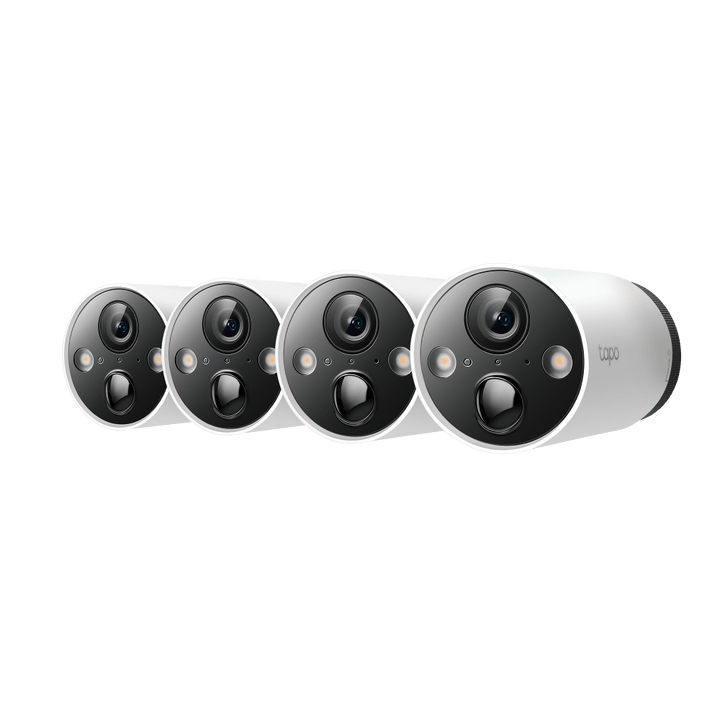 TP-Link Tapo C420S4 4MP 2K QHD WiFi Outdoor Battery Bullet IP Camera (4-Camera Wire-Free) - ACE Peripherals