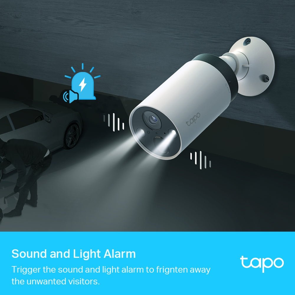 TP-Link Tapo C420S4 4MP 2K QHD WiFi Outdoor Battery Bullet IP Camera (4-Camera Wire-Free) - ACE Peripherals