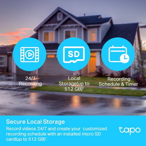TP-Link Tapo C500 2MP FHD WiFi Outdoor 360º Pan Tilt IP Camera - ACE Peripherals