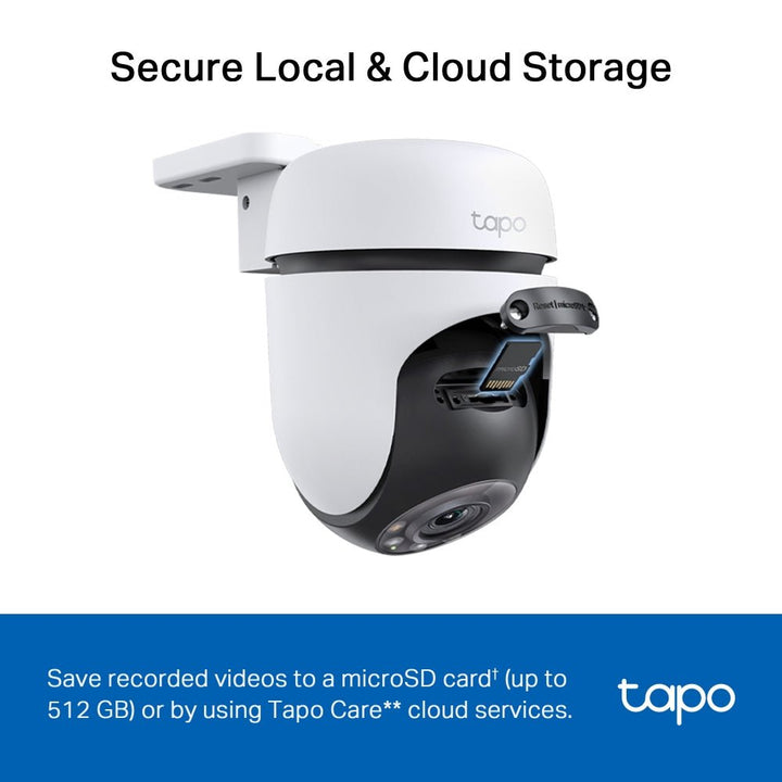 TP-Link Tapo C510W 3MP 2K HD WiFi Outdoor 360º Pan Tilt IP Camera - ACE Peripherals