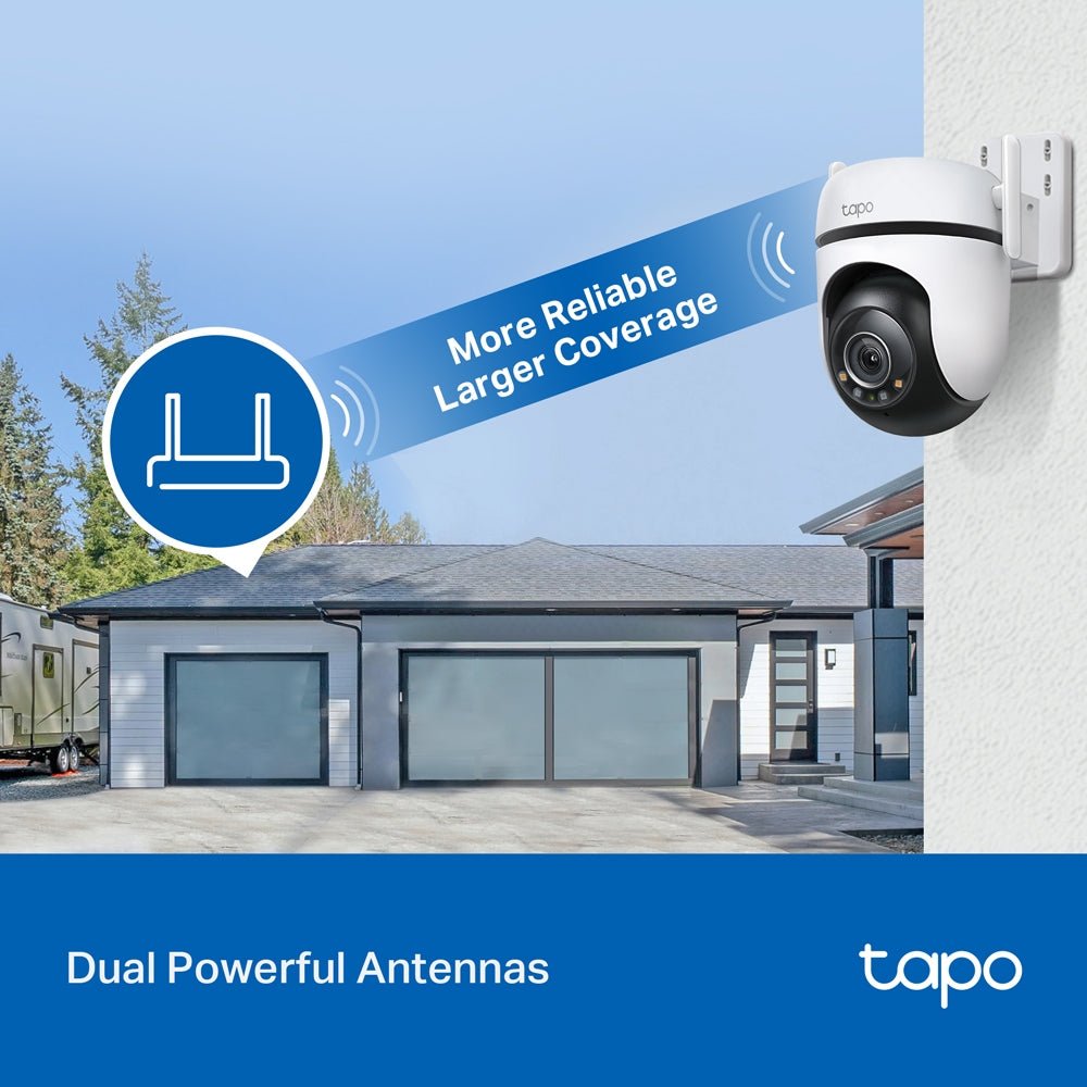 TP-Link Tapo C520WS 4MP 2K QHD WiFi Outdoor 360º Pan Tilt IP Camera - ACE Peripherals