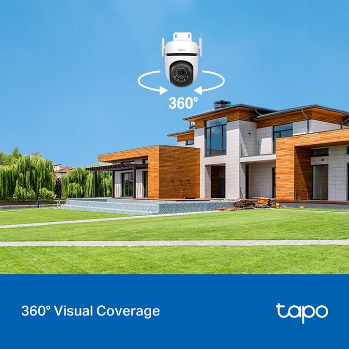 TP-Link Tapo C520WS 4MP 2K QHD WiFi Outdoor 360º Pan Tilt IP Camera - ACE Peripherals