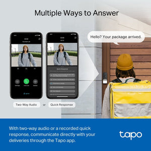 TP-Link Tapo D230S1 Smart Battery Video Doorbell - ACE Peripherals