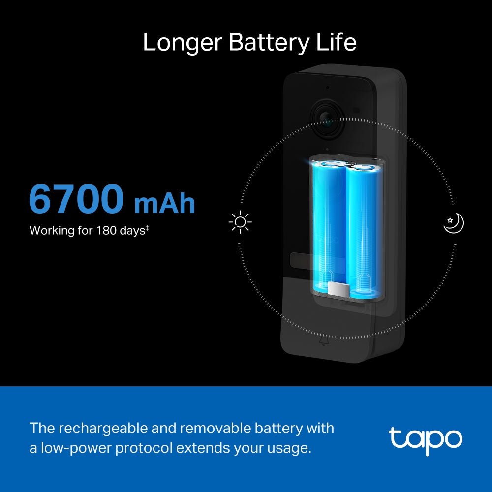 TP-Link Tapo D230S1 Smart Battery Video Doorbell - ACE Peripherals