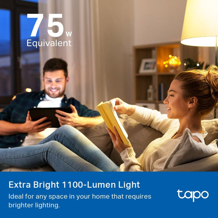 TP-Link Tapo L535E Smart Wi-Fi Multicolor A19 E26 Light Bulb 1100 Lumens - ACE Peripherals