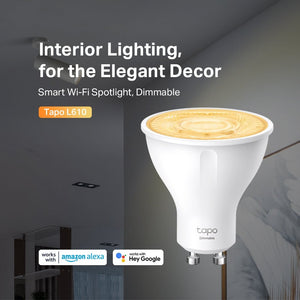 TP-Link Tapo L610 Smart Wi-Fi Dimmable GU10 Spotlight - ACE Peripherals