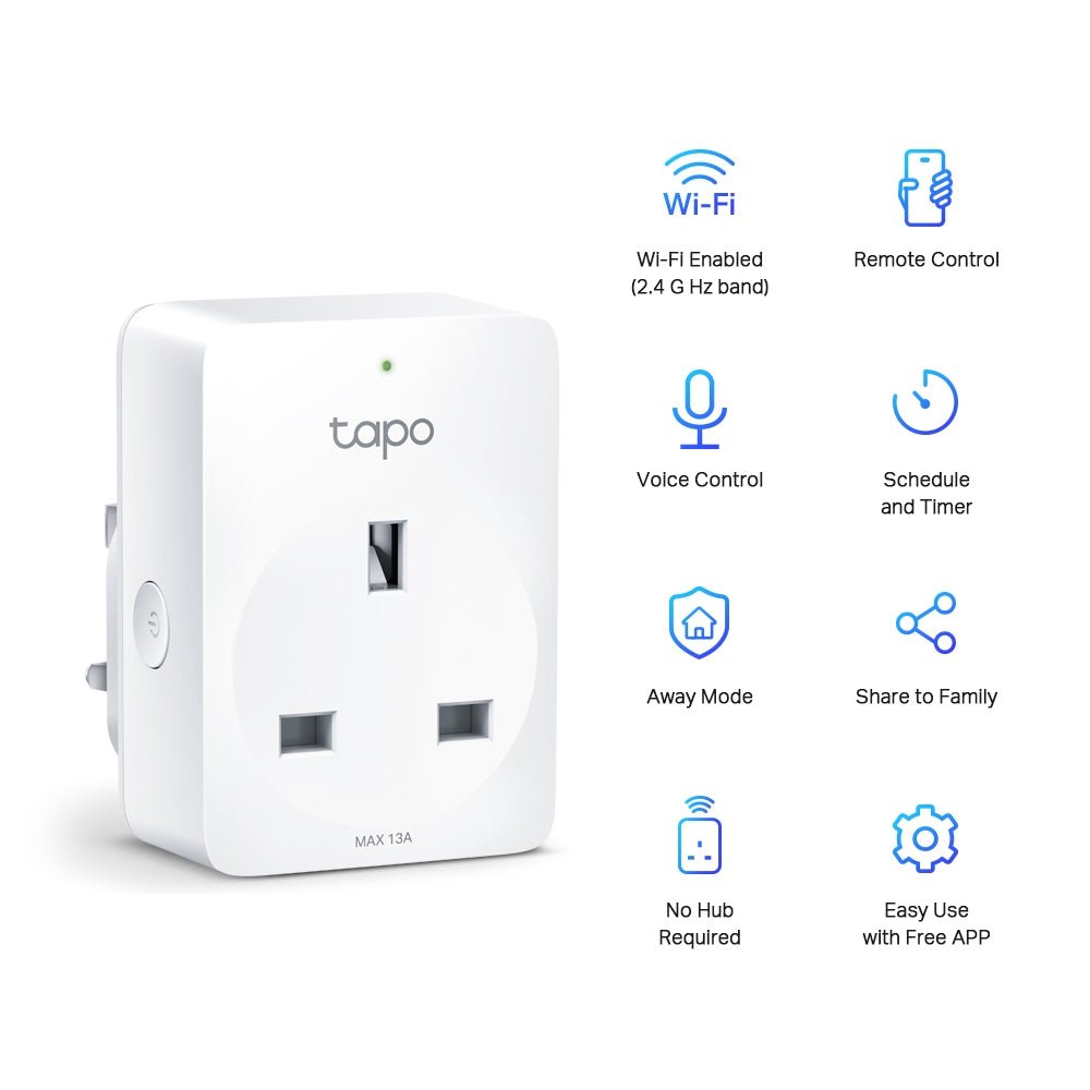 TP-Link Tapo P110 Mini Smart WiFi Socket with Energy Monitoring - ACE Peripherals