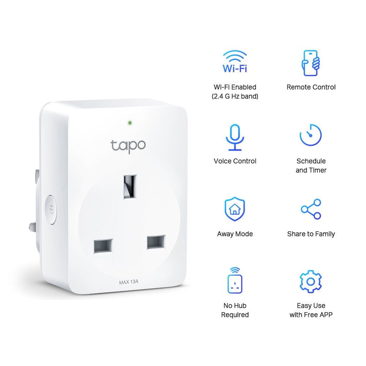 TP-Link Tapo P110 Mini Smart WiFi Socket with Energy Monitoring - ACE Peripherals
