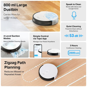 TP-Link Tapo RV10 Lite Robot Vacuum - ACE Peripherals