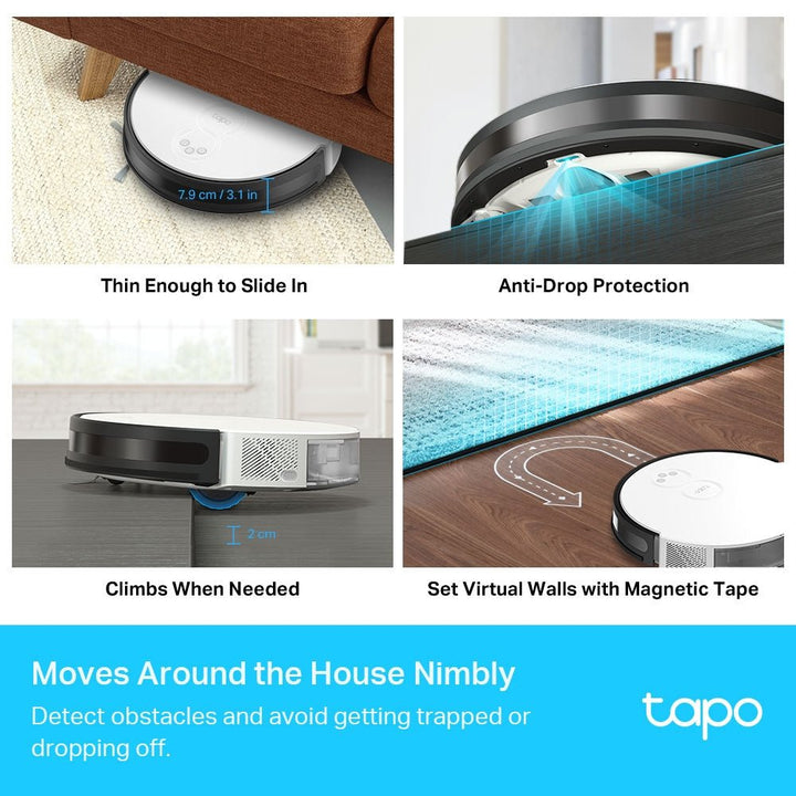 TP-Link Tapo RV10 Robot Vacuum & Mop - ACE Peripherals