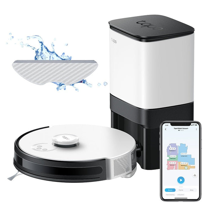 TP-Link Tapo RV30 Plus LiDAR Navigation Robot Vacuum & Mop + Smart Auto-Empty Dock - ACE Peripherals