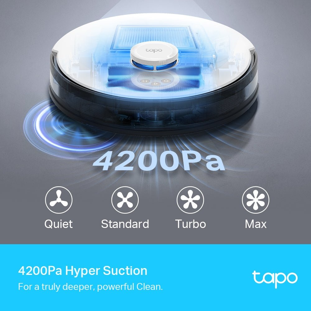 TP-Link Tapo RV30 Plus LiDAR Navigation Robot Vacuum & Mop + Smart Auto-Empty Dock - ACE Peripherals