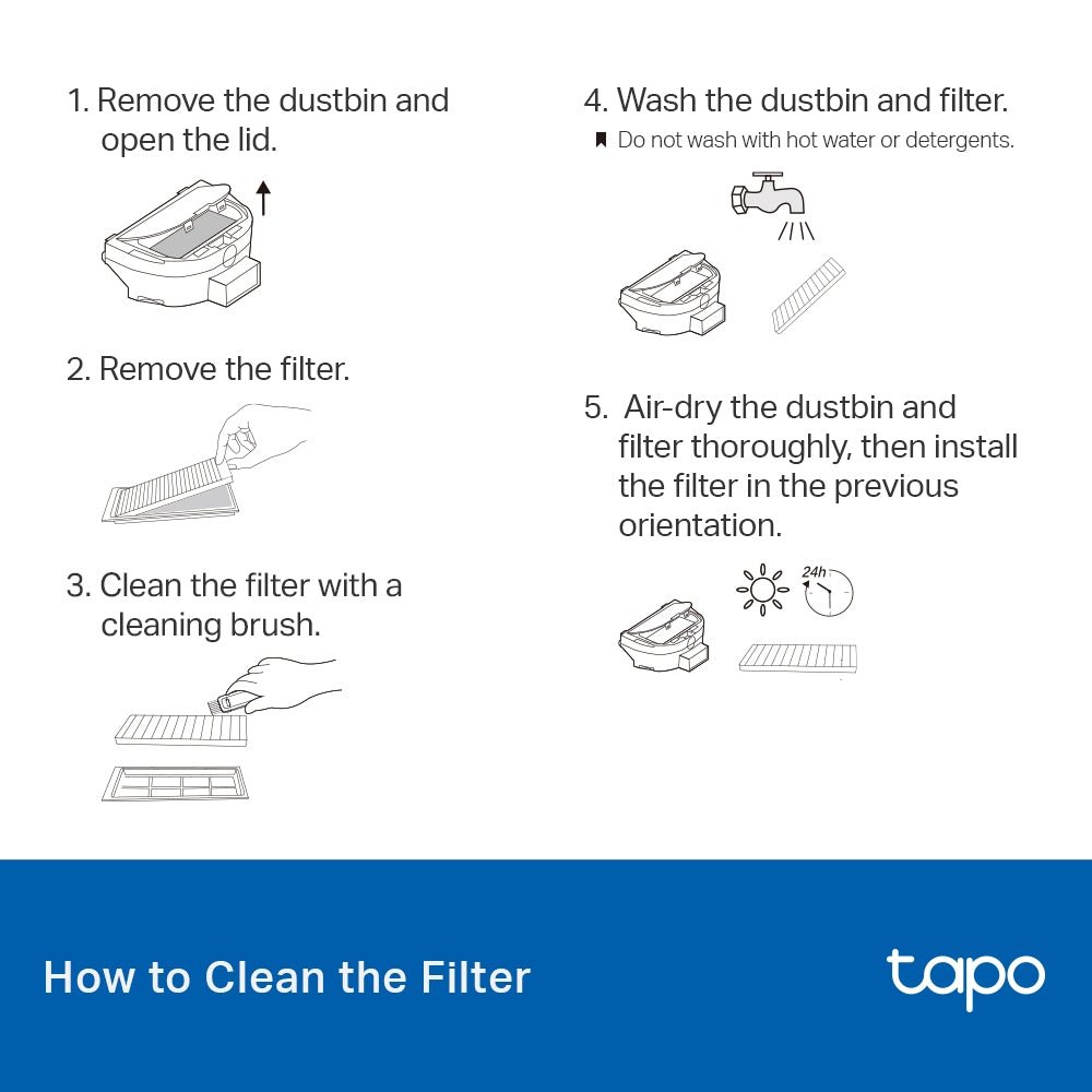 TP-Link Tapo RVA100 Tapo Robot Vacuum Replacement Kit - ACE Peripherals