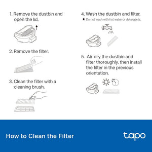TP-Link Tapo RVA100 Tapo Robot Vacuum Replacement Kit - ACE Peripherals