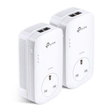 TP-Link TL-PA9020P KIT AV2000 2-Port Gigabit Passthrough Powerline Starter Kit - ACE Peripherals