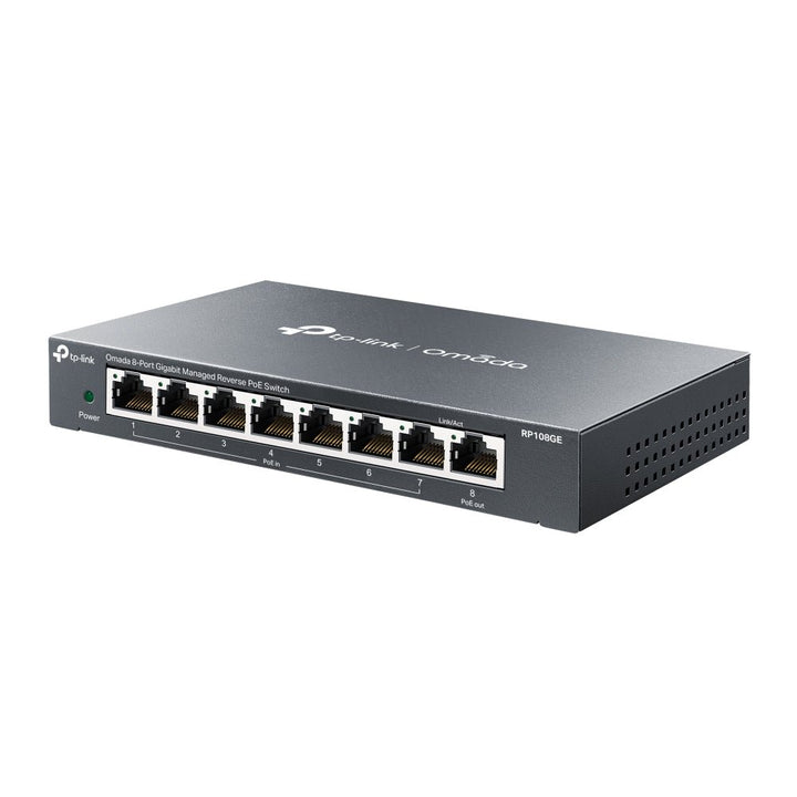 TP-Link TL-RP108GE 8-Port Gigabit Managed Reverse PoE Switch - ACE Peripherals