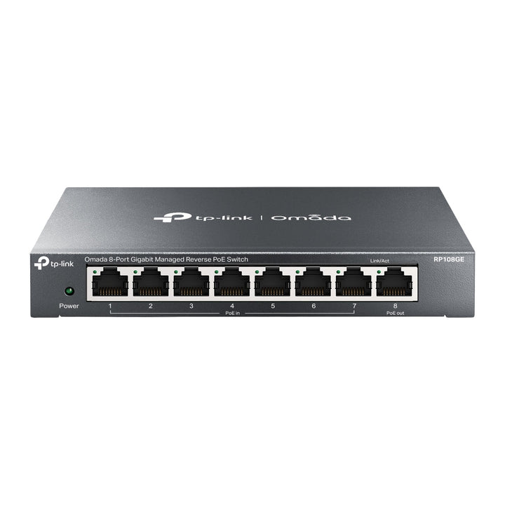 TP-Link TL-RP108GE 8-Port Gigabit Managed Reverse PoE Switch - ACE Peripherals